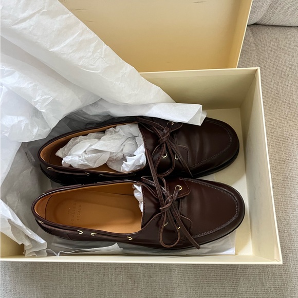 Sezane Shoes - Sezane Caroline Loafers Glossy Chocolate - Size 38